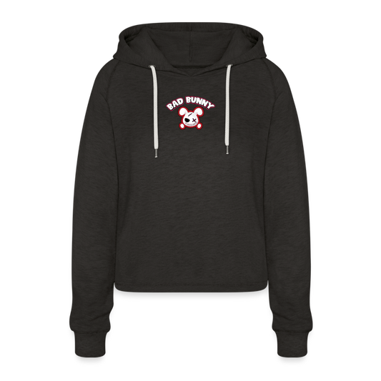 Frauen Cropped Hoodie - Anthrazit